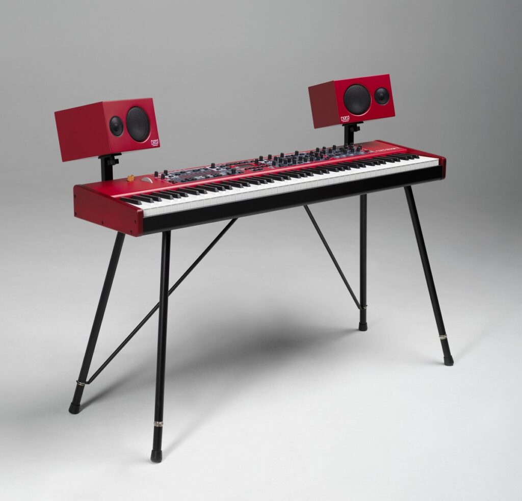 NPM Angled NS3 Brackets v2 plus Keyboard Stand Nord Keyboards